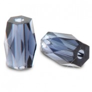 Faceted tube beads